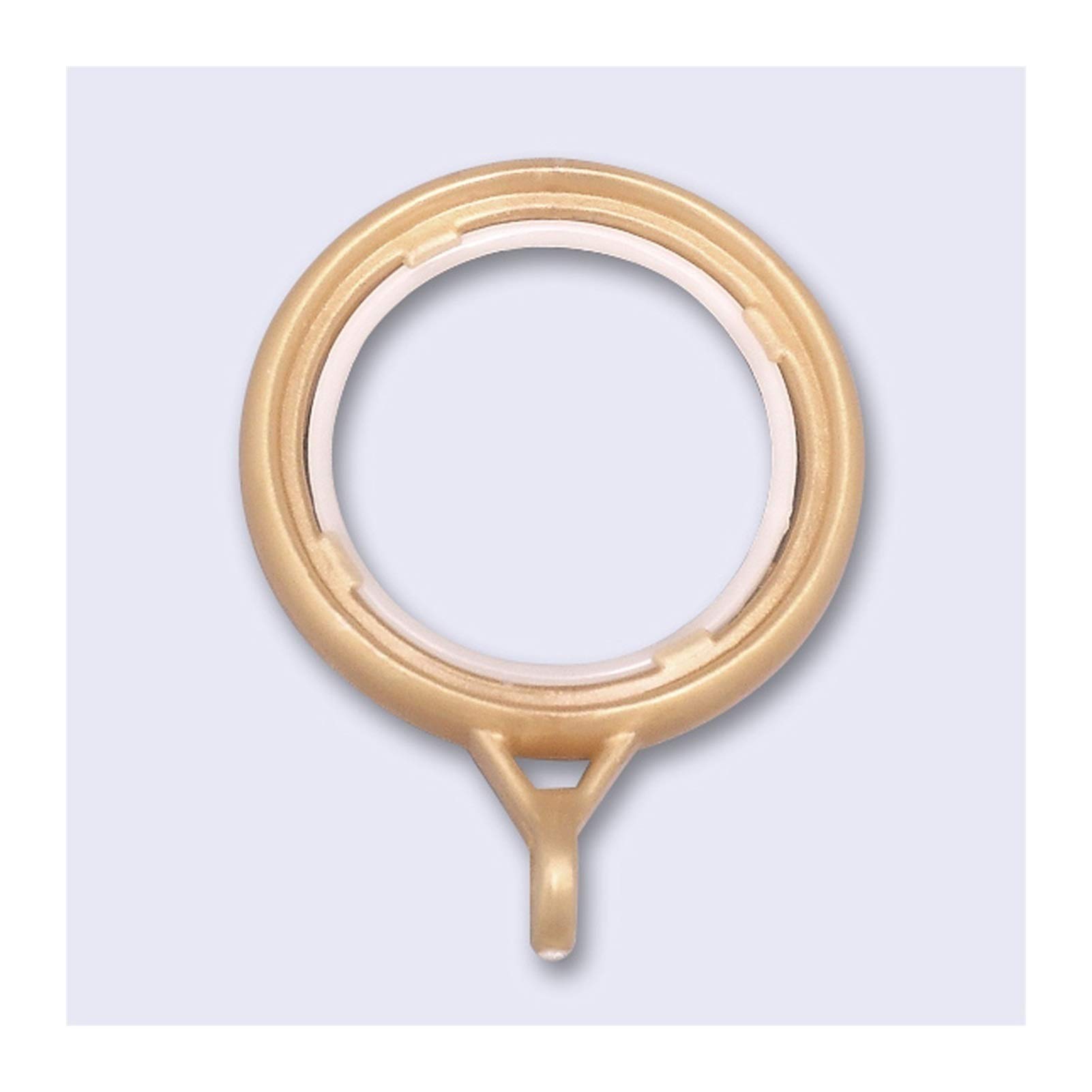 Vorhangringe 20 Stück Duschvorhangring 1,3 Zoll Kunststoff-Ösenring Gardinenstange Schalldämpfer Schiebering (Farbe Sortiert) Vorhangringe (Farbe: Roségold) (Gold) (Gold)