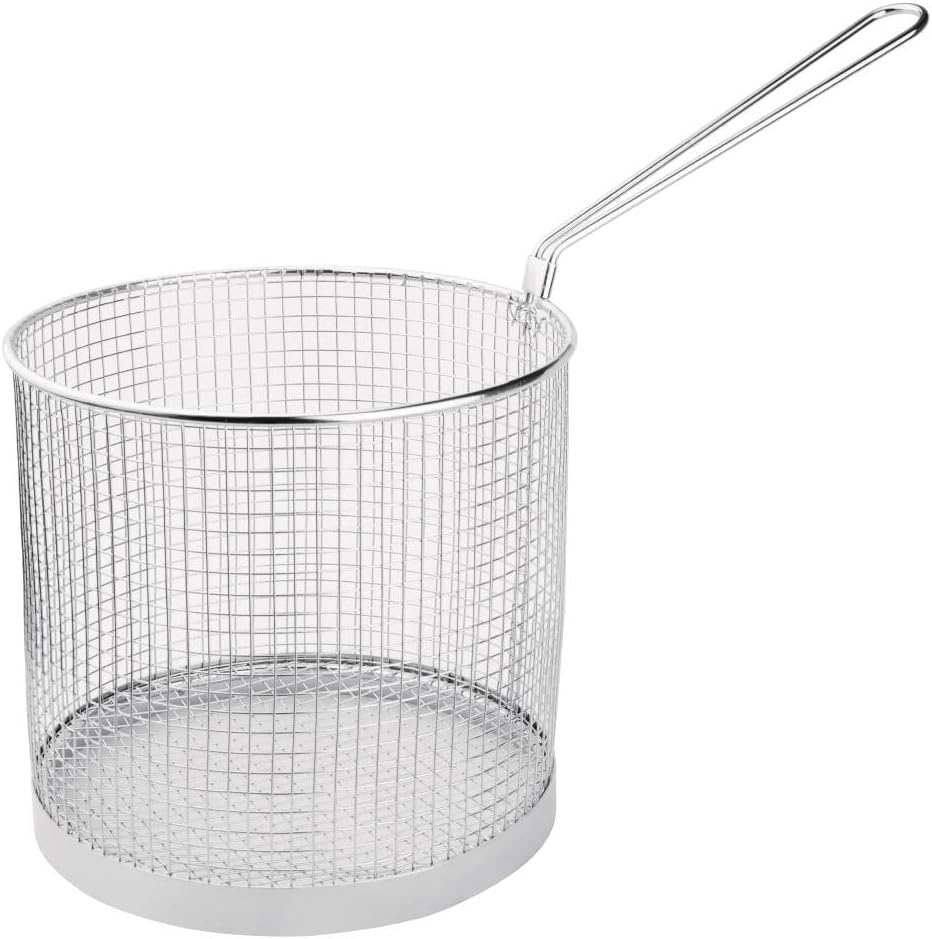 Vogue Spaghetti Pasta Cooking Basket 180 mm/7 inch Diameter, Stainless Steel, Dishwasher Safe, CS735