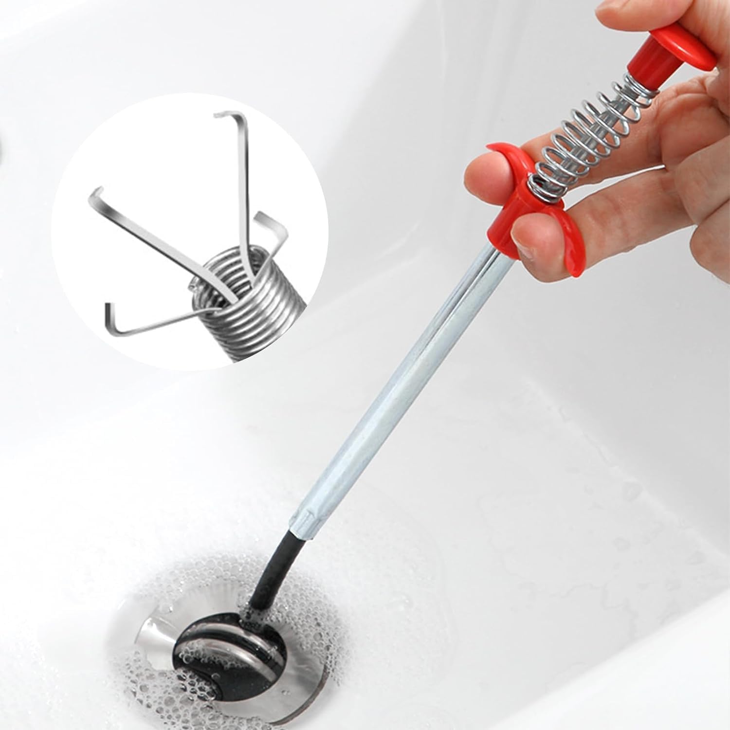 Flexible Grabber Claw Pick Up Reacher Tool 4 Claws Bendable Hose Pickup