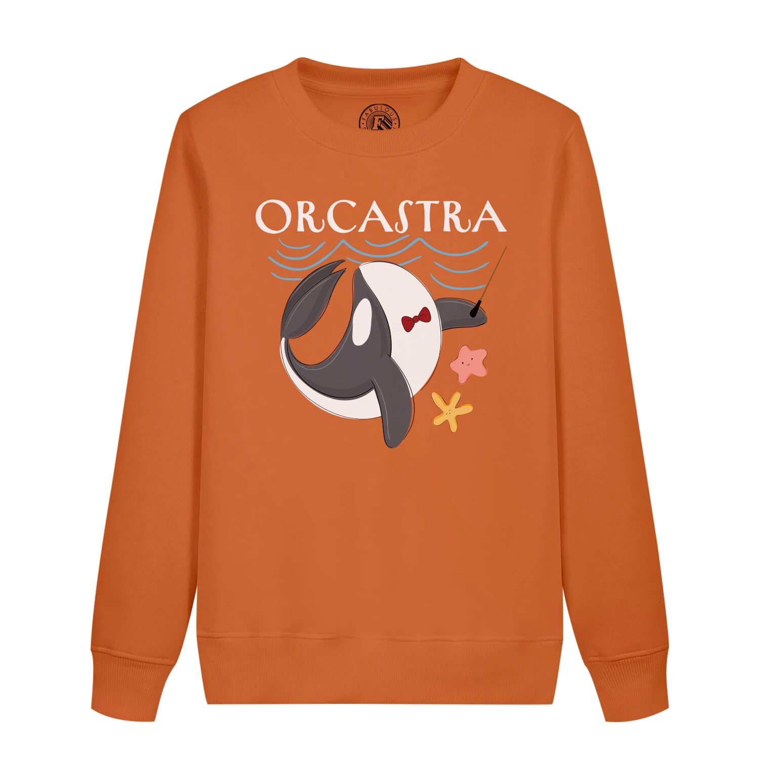 Sweatshirt enfant orque pull dessin animaux de la mer - 4