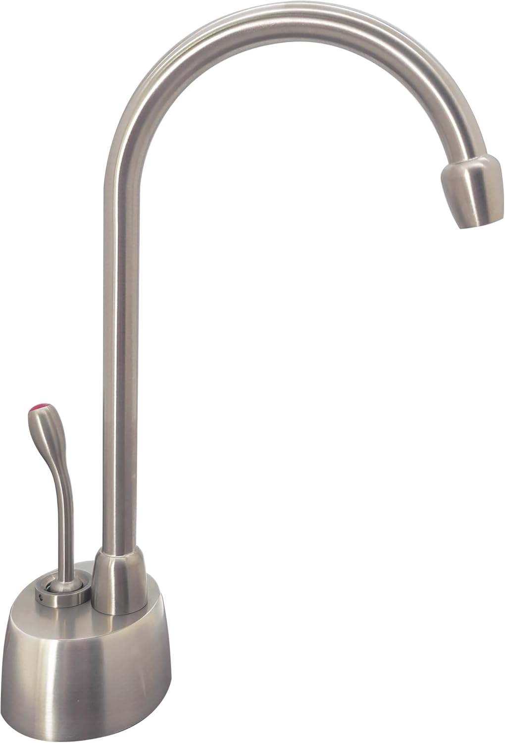 Westbrass D271HFP-07 Velosah 9" 1-Handle Hot Water Dispenser Faucet with Instant Hot Tank, Satin Nickel