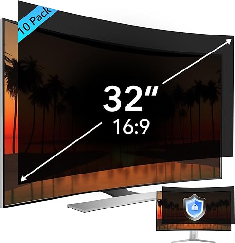 Miniatura 8 de Paquete de 2 pantallas de privacidad de computadora de 24 pulgadas para monitor de pantalla ancha de relación de aspecto 16:9, protección ocular