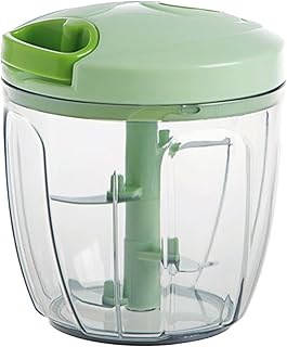 Gojiny Hachoir Manuel Ail Chopper Alimentaire Processeur Amovible Portable Légumes Fruits Mélangeur Légumes Fruits Mélangeur pour Noix Herbes Légumes Pesto Houmous