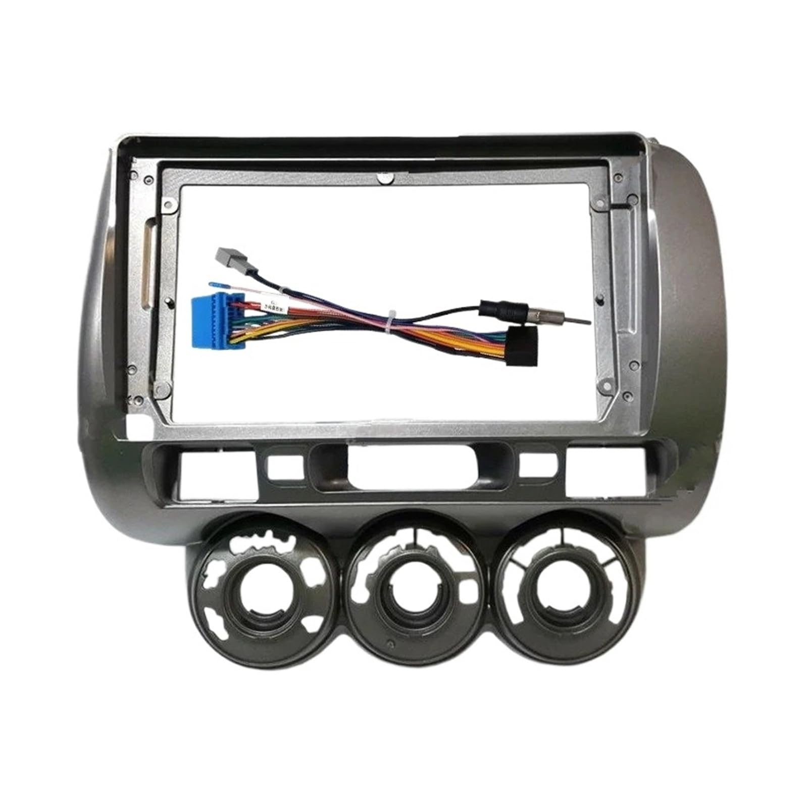 Mascherina Autoradio Cornice Stereo per Fit per Jazz per City 2002-2008 9 Pollici Auto Radio Fascia Telaio Cavo Stereo Android Dashboard Kit Viso Piastra Fasce