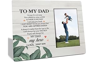 Touching Sentimental Picture Frame "To Dad"