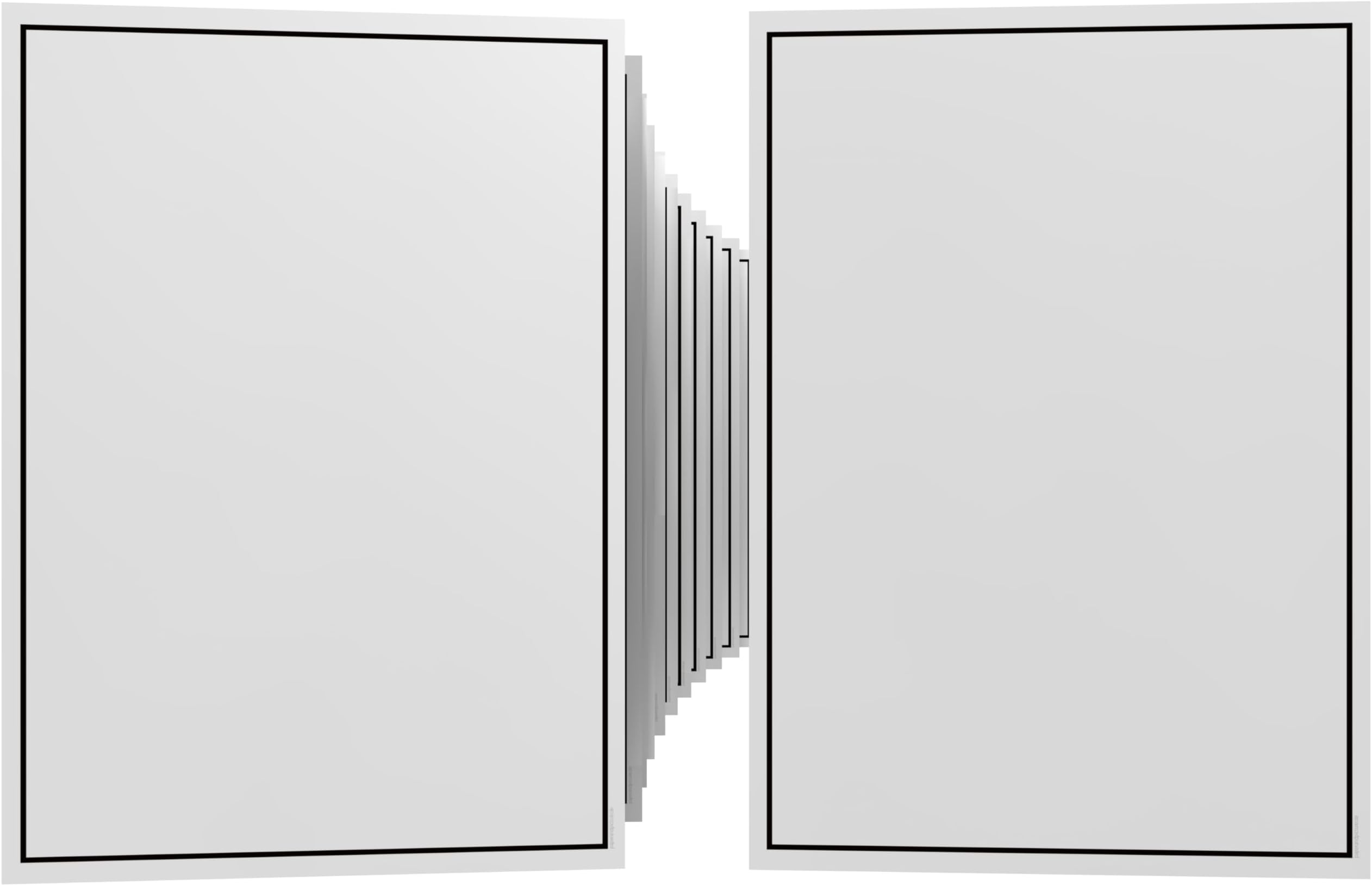 Bereavement Paper – Black Border Stationery Letter Paper