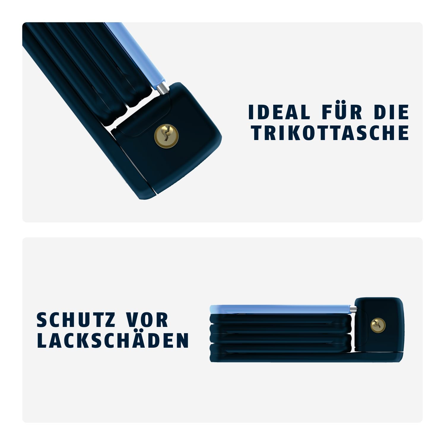 ABUS Faltschloss Bordo Lite Mini 6055/60 - Extra-leichtes Fahrradschloss aus Spezialstahl - ABUS-Sicherheitslevel 7