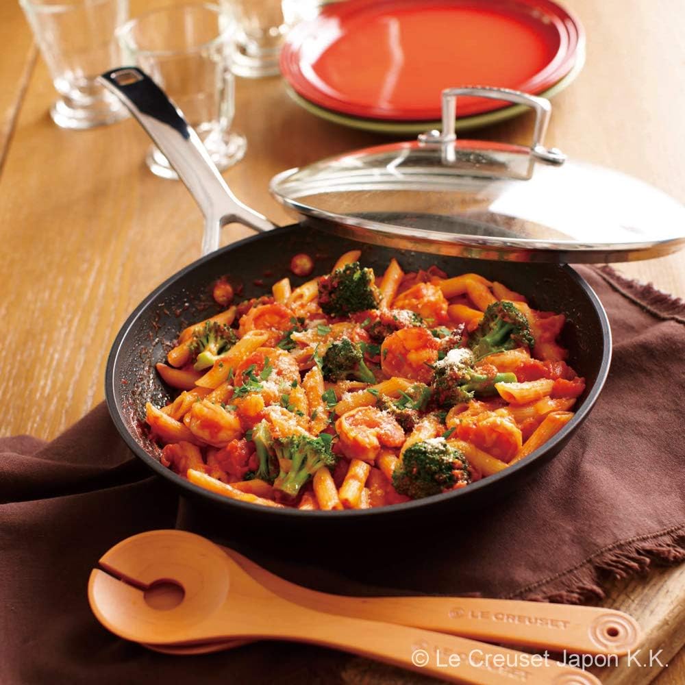 ル・クルーゼ(Le Creuset) TNS シャロー フライパン 26cm ガス IH オーブン 対応 シリコンハンドル【日本正規販売品】