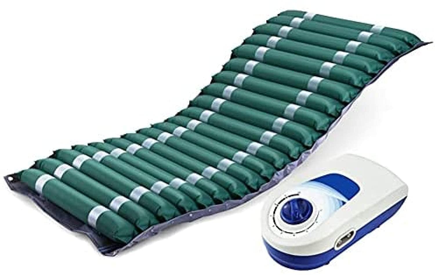 Colchón de Aire antiescaras con presión alterna, colchón de Aire Inflable con Sistema de Bomba eléctrica silencioso, para úlceras por presión