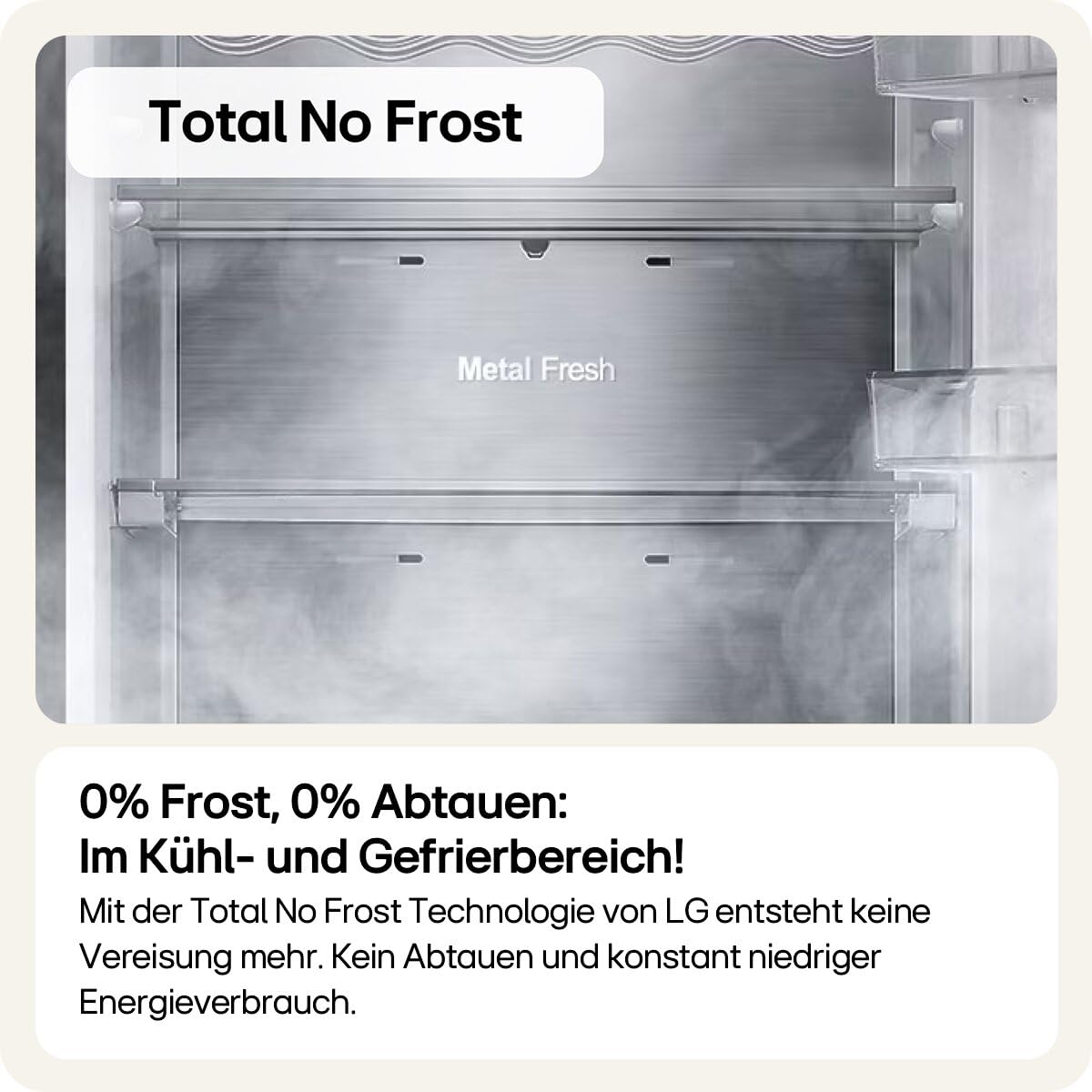 LG GSLE91EVAC Side by Side Kühlschrank, Klasse C, 628 L, Multi-Door Kühlschrank mit Gefrierfach, Eis-, Crushed Ice- Wasserspender mit UVnano, Total NoFrost, Smart Inverter Kompressor, Wi-Fi