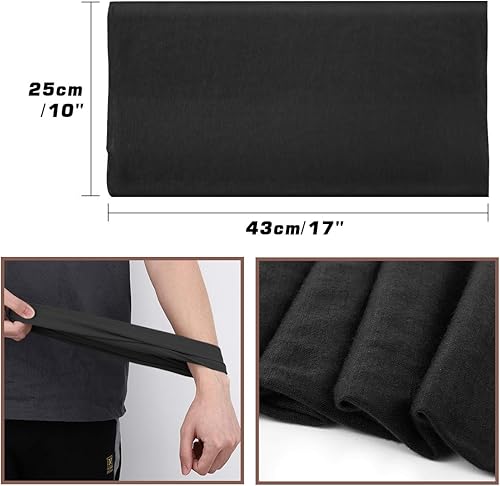 Miniatura 6 de MoKo Polainas de máscara facial, bandana multifuncional, diadema para mujeres y hombres, bufanda para el cuello para ciclismo al aire libre, moto