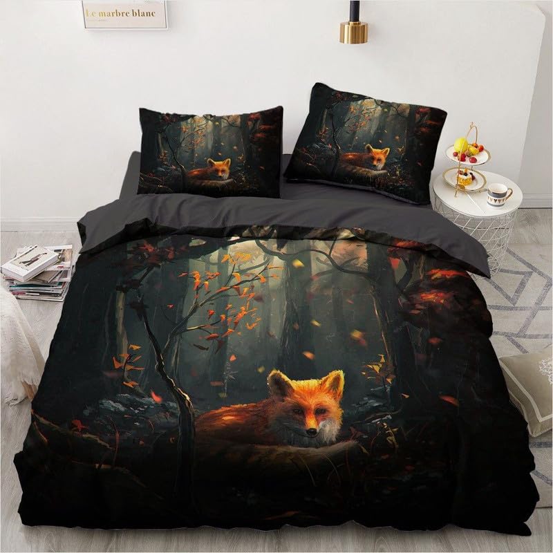 Funda nordica cama 90 zorro microfibra suave reversible de 155x220cm