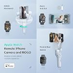 COMITOK Only for iPhone, MOGO [Apple MFi Certified] Gimbal Stabilizer for iPhone Stabilizer for Video Recording and Control Native Camera by Remote Control and Apple Watch, OTA Upgrade Supported