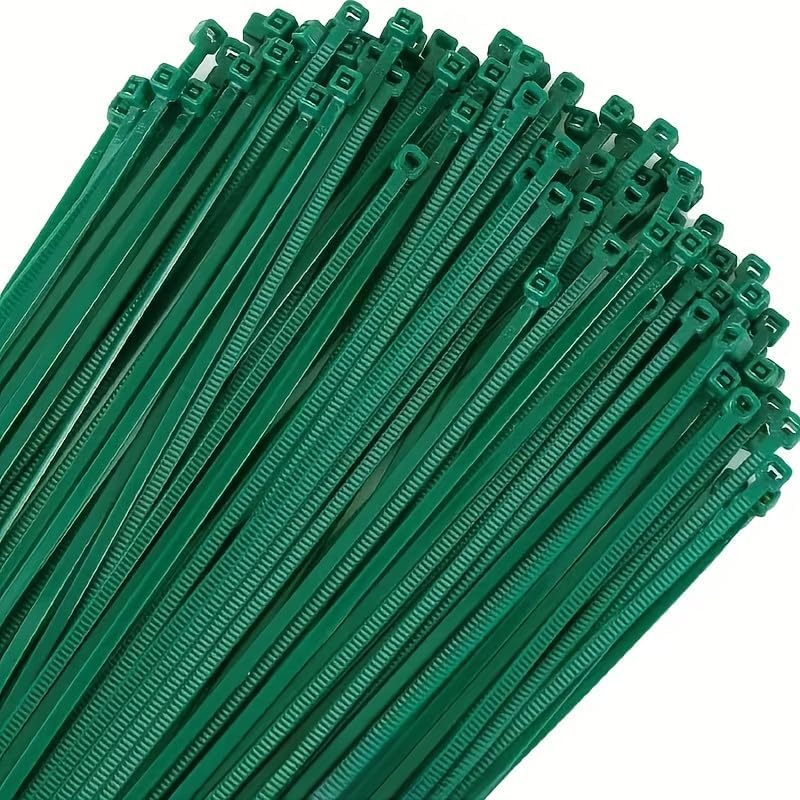 100PCS Reusable Plant Binding Twine Heavy-Duty Nylon Individually Wrapped Garden Straps for Indoor Support and Plant Training, 3x200mm