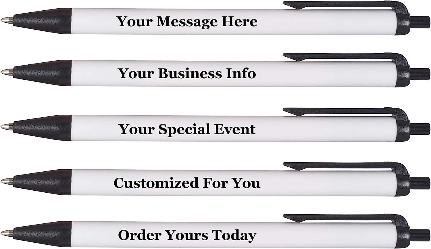 RevMark Personalized Ballpoint Pen, Custom Printed Name, Business or Event Information, Timeless Advertising, USA Made Pens, Promotional Marketing,