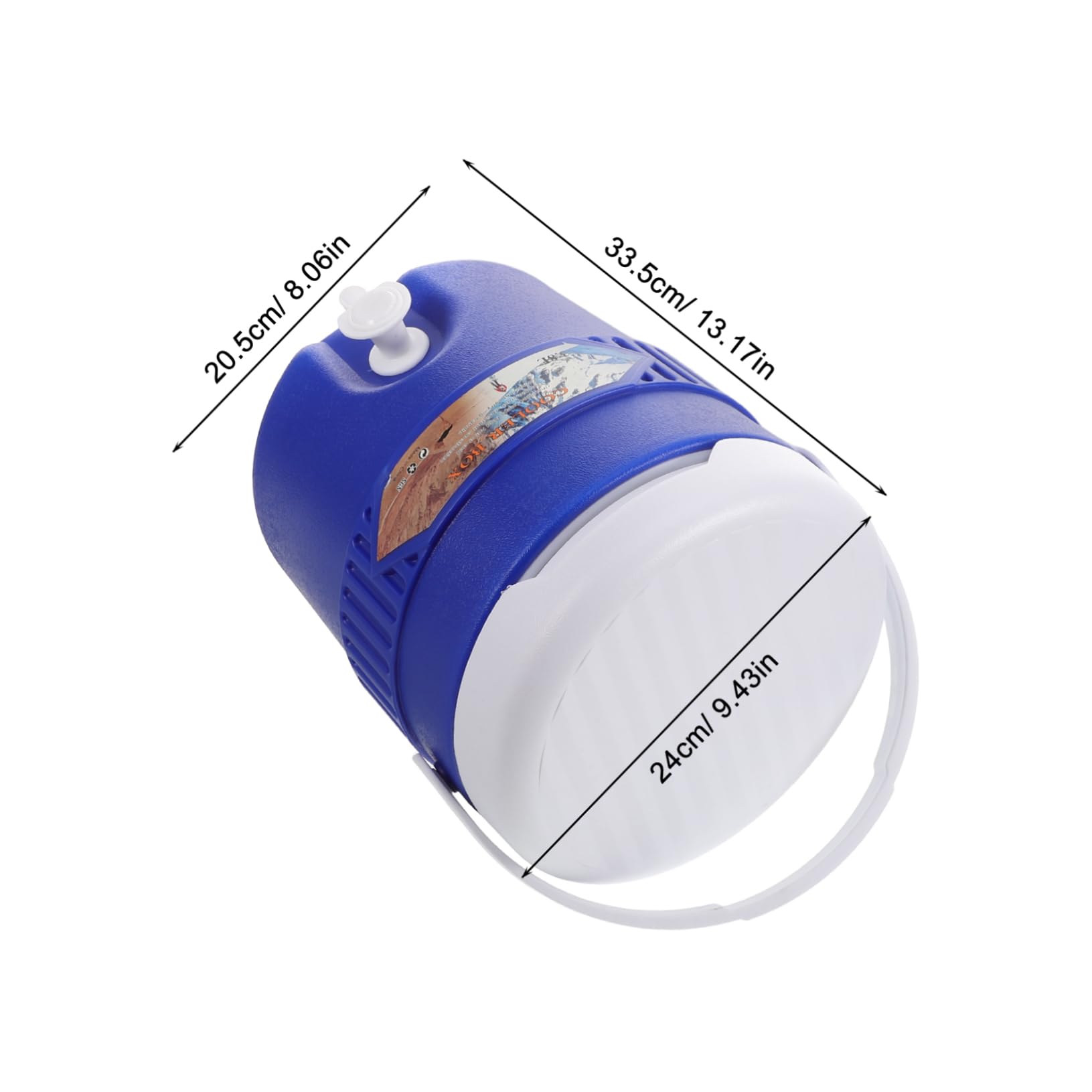 Sosoport Food Grade Insulated Beverage Dispenser with Spigot Portable Thermal Jug for Drinks for Camping Picnics and Parties Durable Construction and Versatile