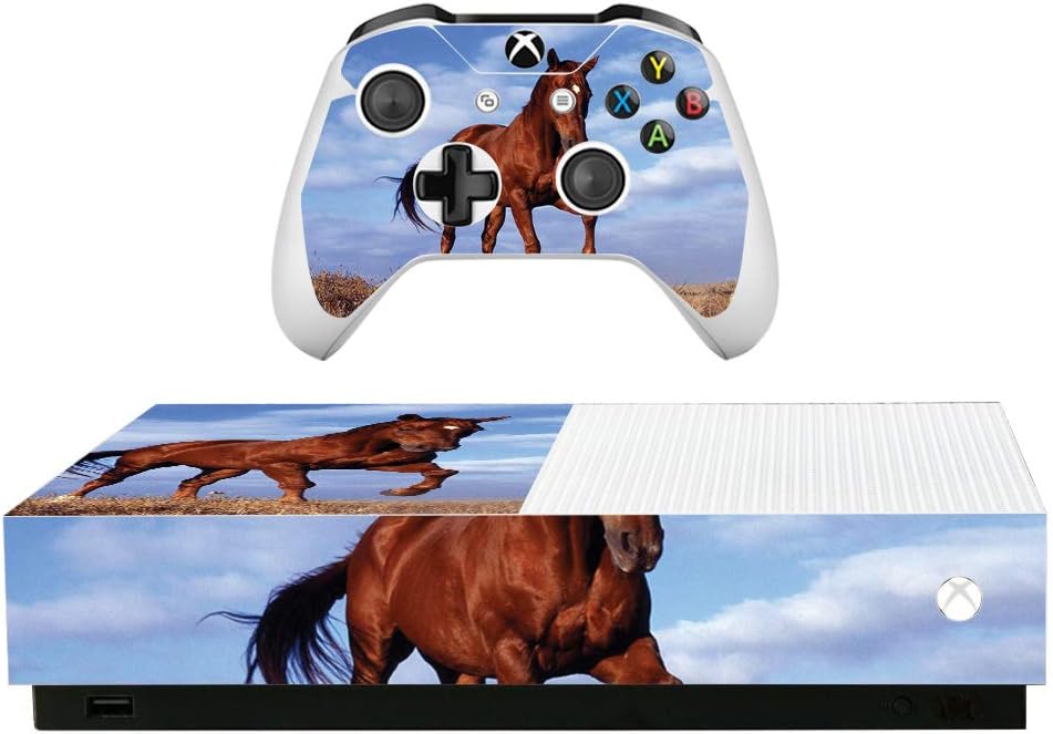 MightySkins Skin for Microsoft Xbox One S All-Digital Edition - Cheetah | Protective, Durable, and Unique Vinyl Decal wrap Cover | Easy to Apply, Remove, and Change Styles | Made in The USA