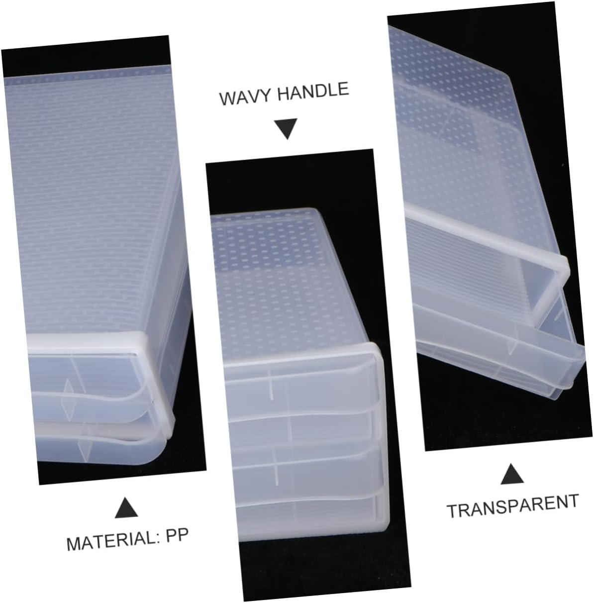 Angoily Double-deck Plastic Egg Carton Storage Container Lids for Pantry Eggs Capacity Material Space-saving Design Holder Box