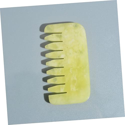Miniatura 7 de Healeved Peine de masaje peine de jade peine de cuero cabelludo masajeador peine raspador cuero cabelludo herramientas masaje peine pelo gua sha