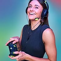 Vista 7 de PDP Gaming AIRLITE Xbox Headset with Microphone, Series XSXbox OneWindows PC, Lightweight Wired Power Stereo Headphones, Noise-Cancelling Mic