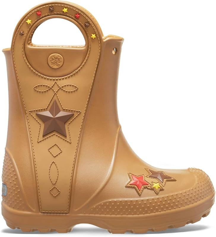 Botas de lluvia Crocs Handle It para niños | Zapatos sin cordones impermeables | Botas de lluvia para niños