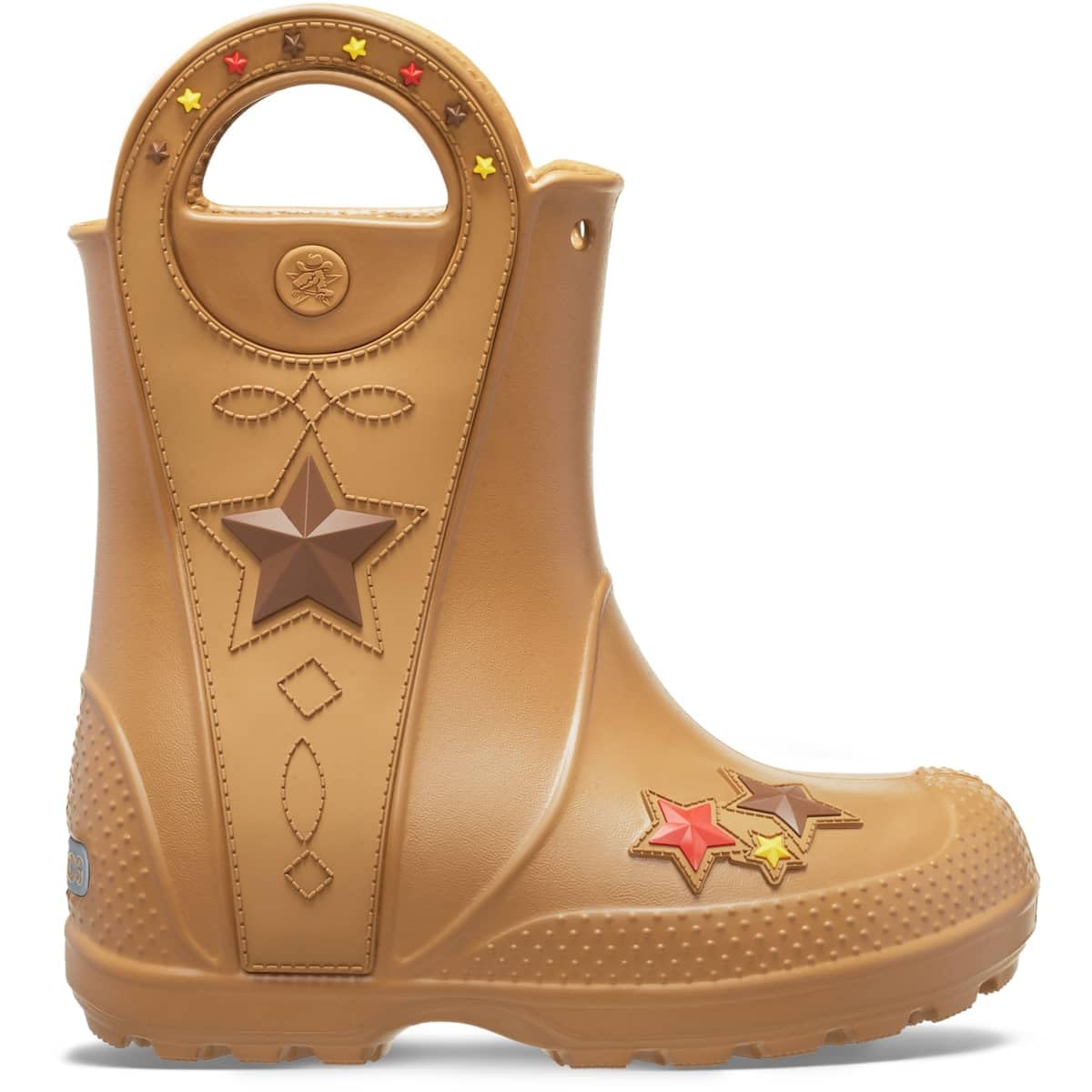 Crocs Kids' Handle It Rain Boots | Waterproof Slip On Shoes | Kids' Rain Boots