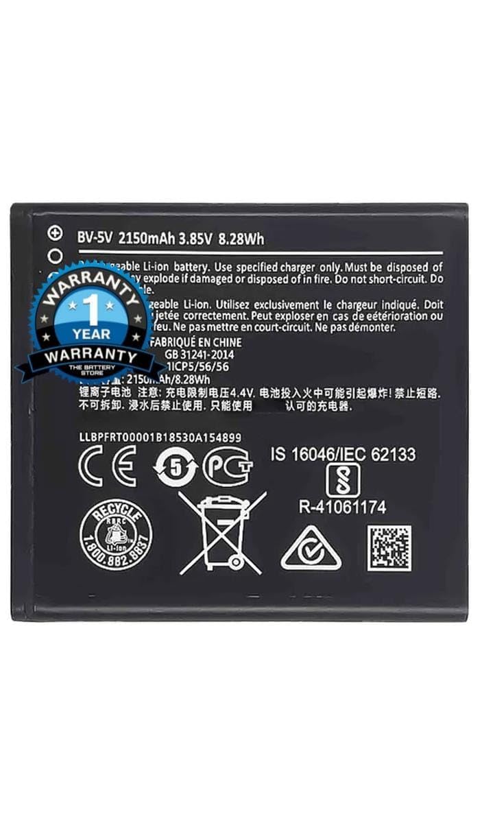 Batterie BV-5V Pour Nokia 1 - Compatible TA-1047, TA-1060, TA-1056, TA-1079, TA-1066