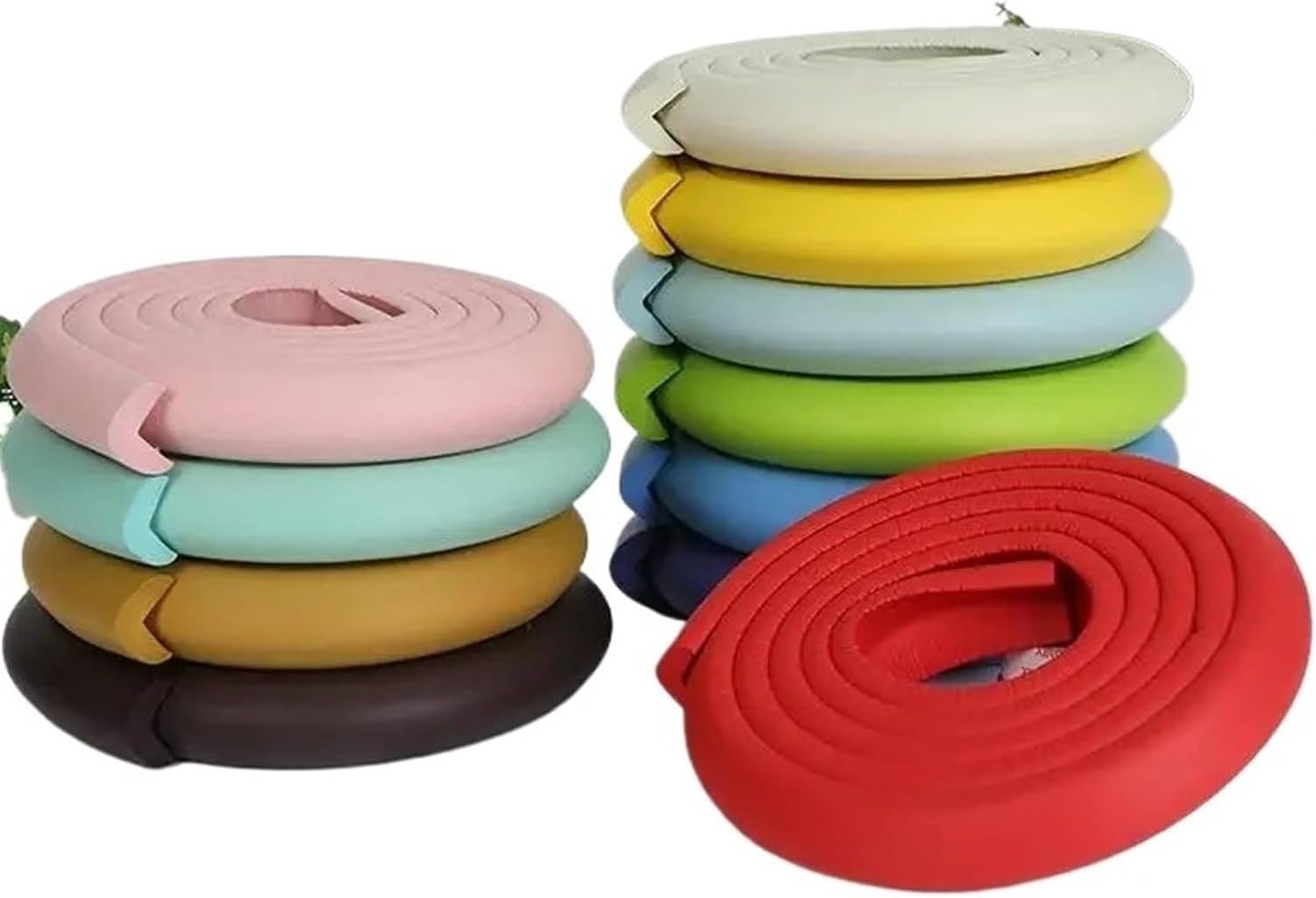Protector de Esquinas para Muebles Tira Forma U Multicolor 2 Metros, N