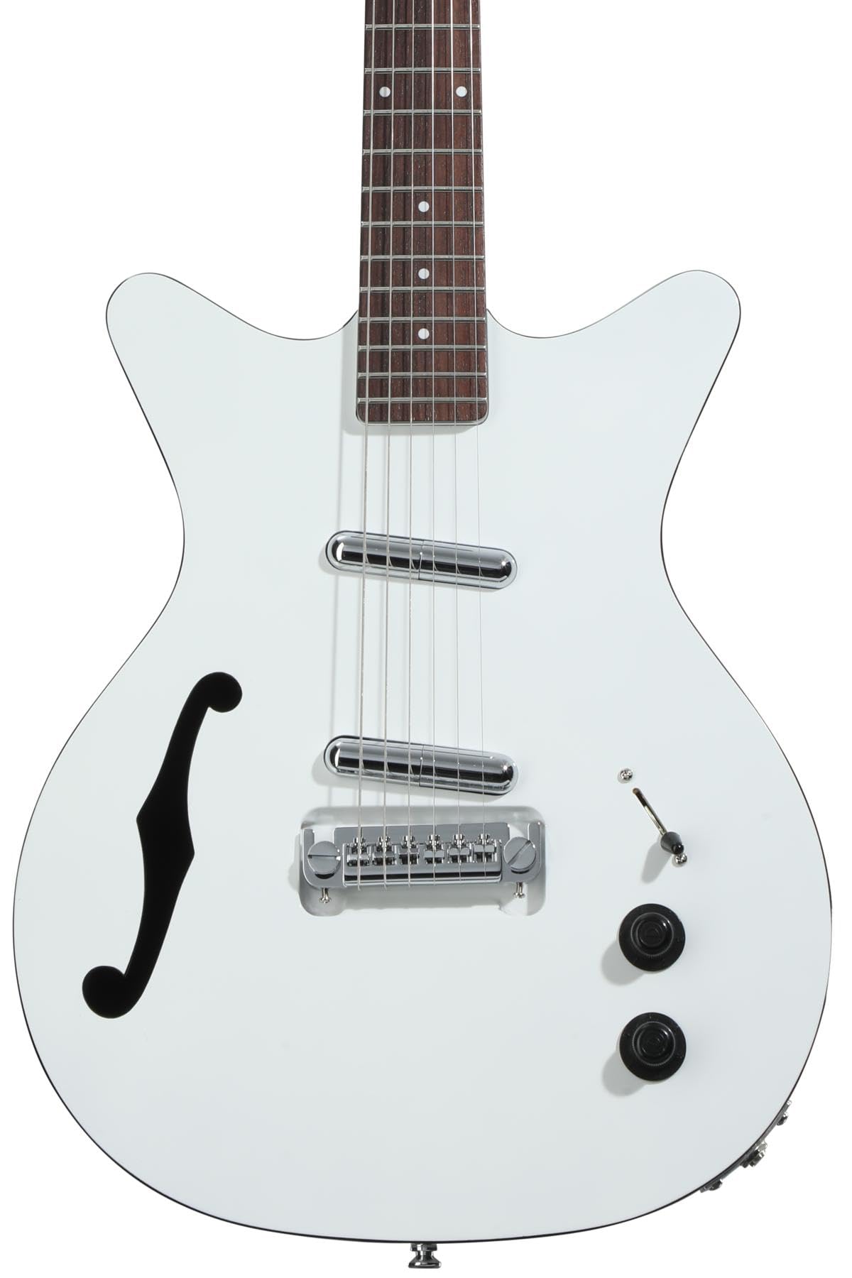 Danelectro Fifty Niner Semi-hollowbody Electric Guitar - White Top
