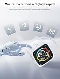 Ticktime TK3 Pomodoro Timer Cube, Desk Productivity Timer with 5/10/30/60 Min Presets, Custom Countdown, Stopwatch, Clock, 3 Alarm, Silent, Vibrate & Sound Mode, for Task, ADHD, Study, Kitchen, White - 3