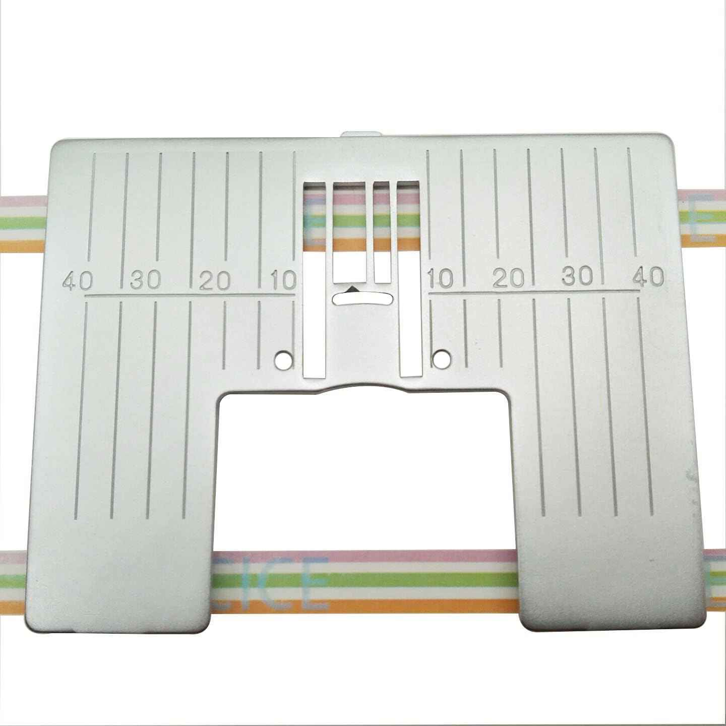 LHTACICE Zig Zag Needle Plate #4129642-01 for Husqvarna Viking Sewing Machine