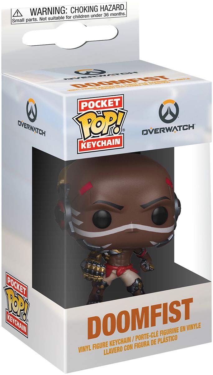 Funko Pop! Keychain: Overwatch - Doomfist, Multicolor, One-Size