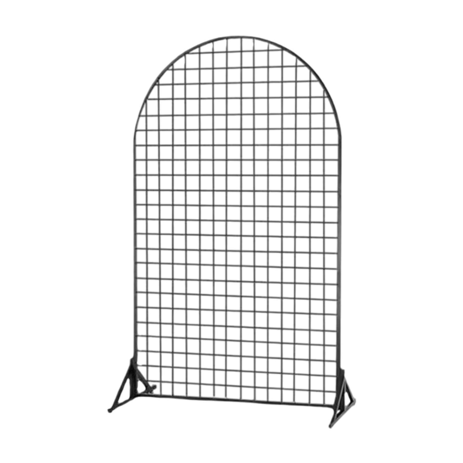 Grille murale metal structure demontable et mobile pour decoration et cadres