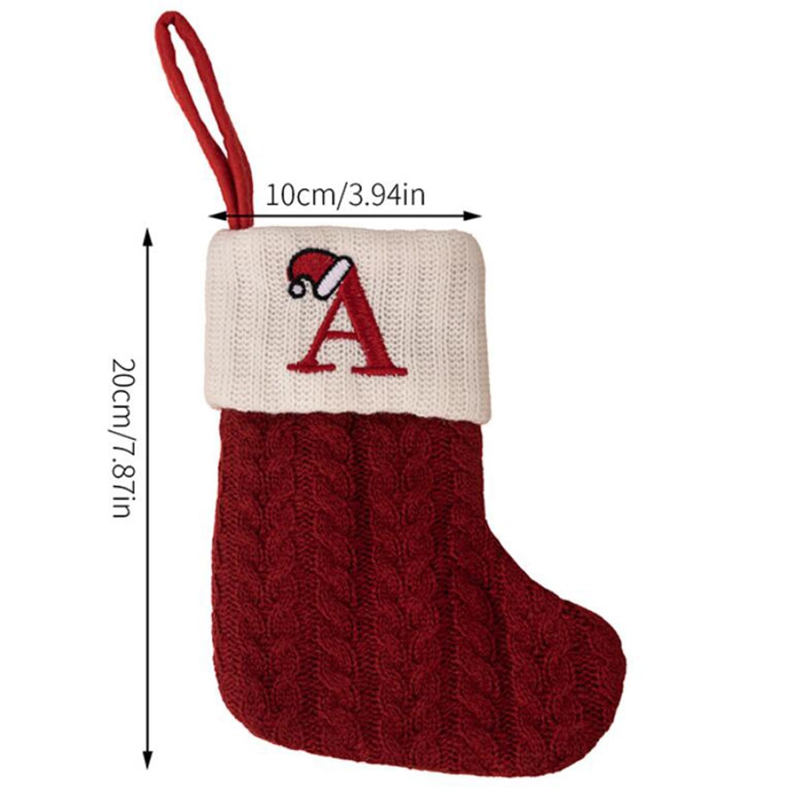 Chaussette De Noël Personnalisée Avec Tête Du Père Noël Et Cadeaux|Ourson Câlin