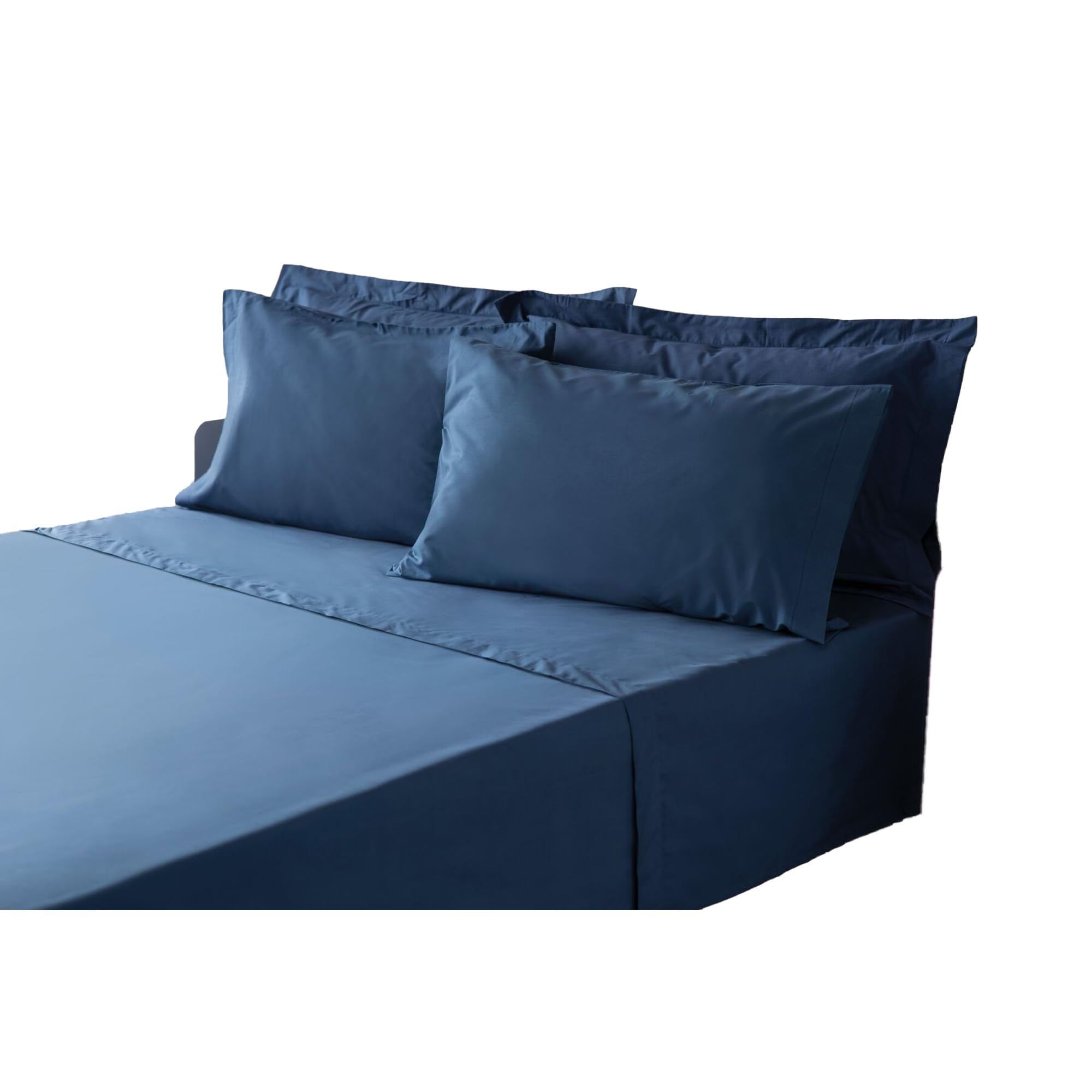 Belledorm Navy Polycotton Extra Deep Fitted Sheet (Single) (Navy)