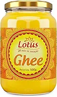 Manteiga Clarificada Lotus Ghee 500g Sem Lactose