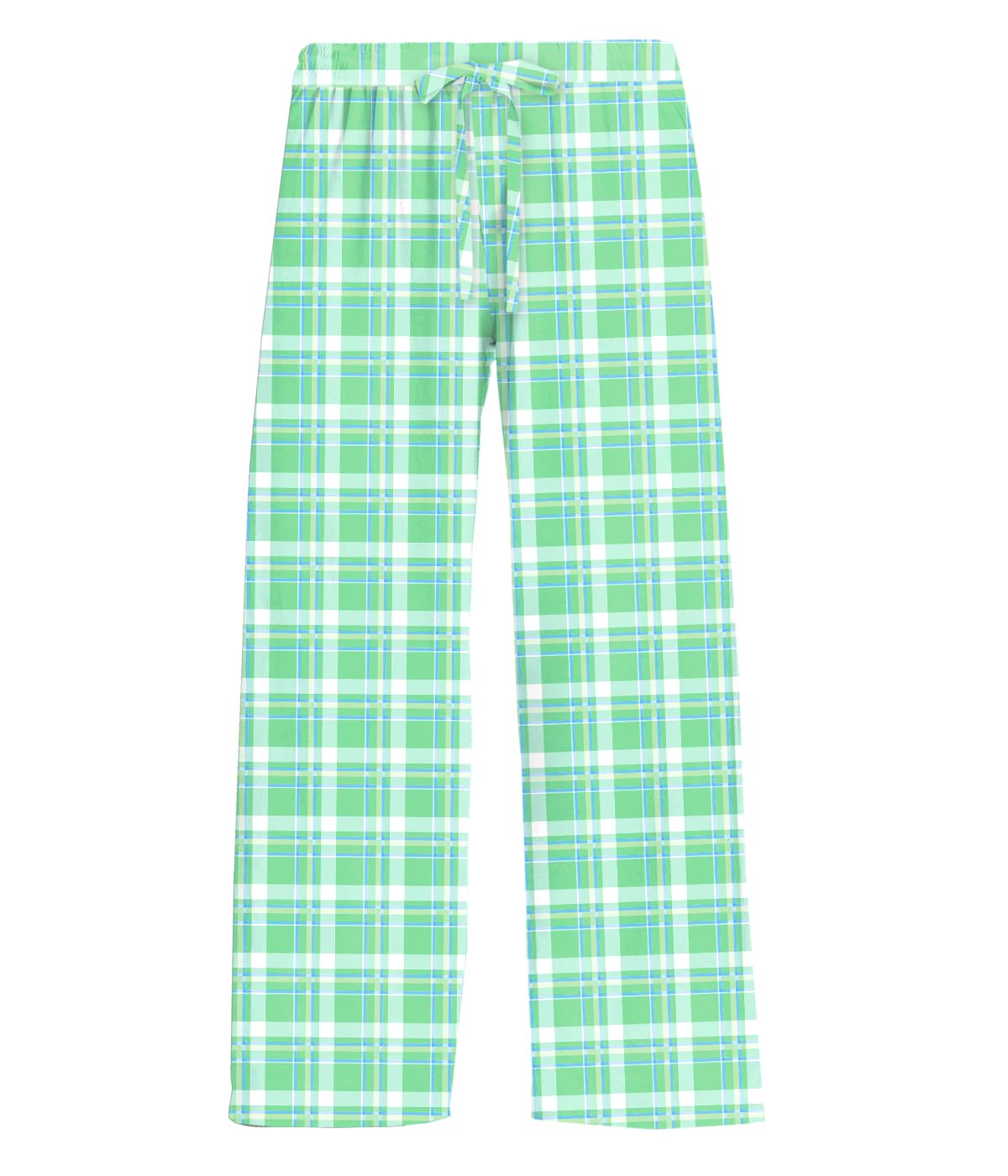 Remimi Girl Boy Plaid Pants Drawstring Summer Casual Loose Bottoms 5-14 Years