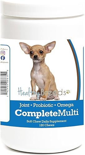 Healthy Breeds Chihuahua All in One Multivitamínico Soft Chew 120 unidades
