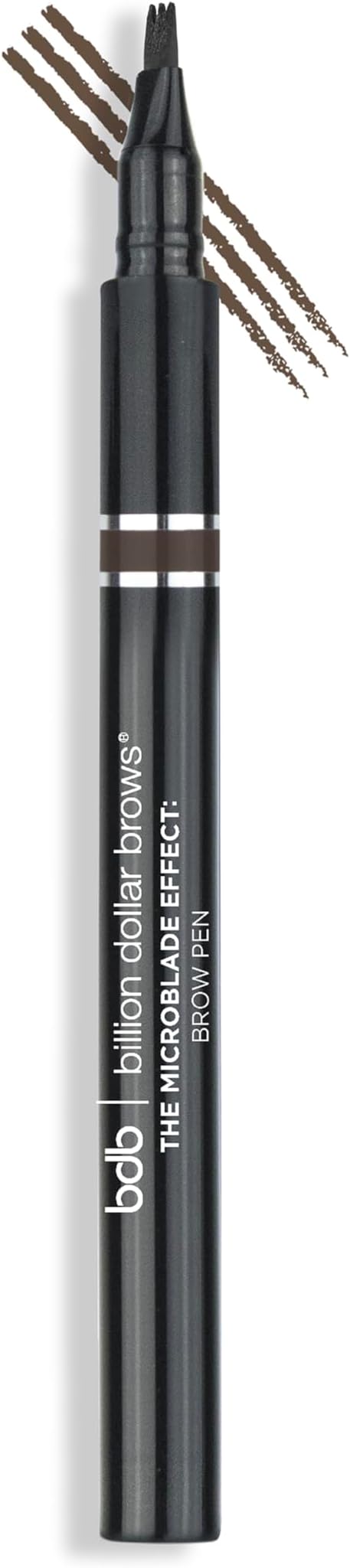 bdb Microblade Effect: Brow Pen - Waterproof, Smudge-Proof, Long Lasting, Taupe