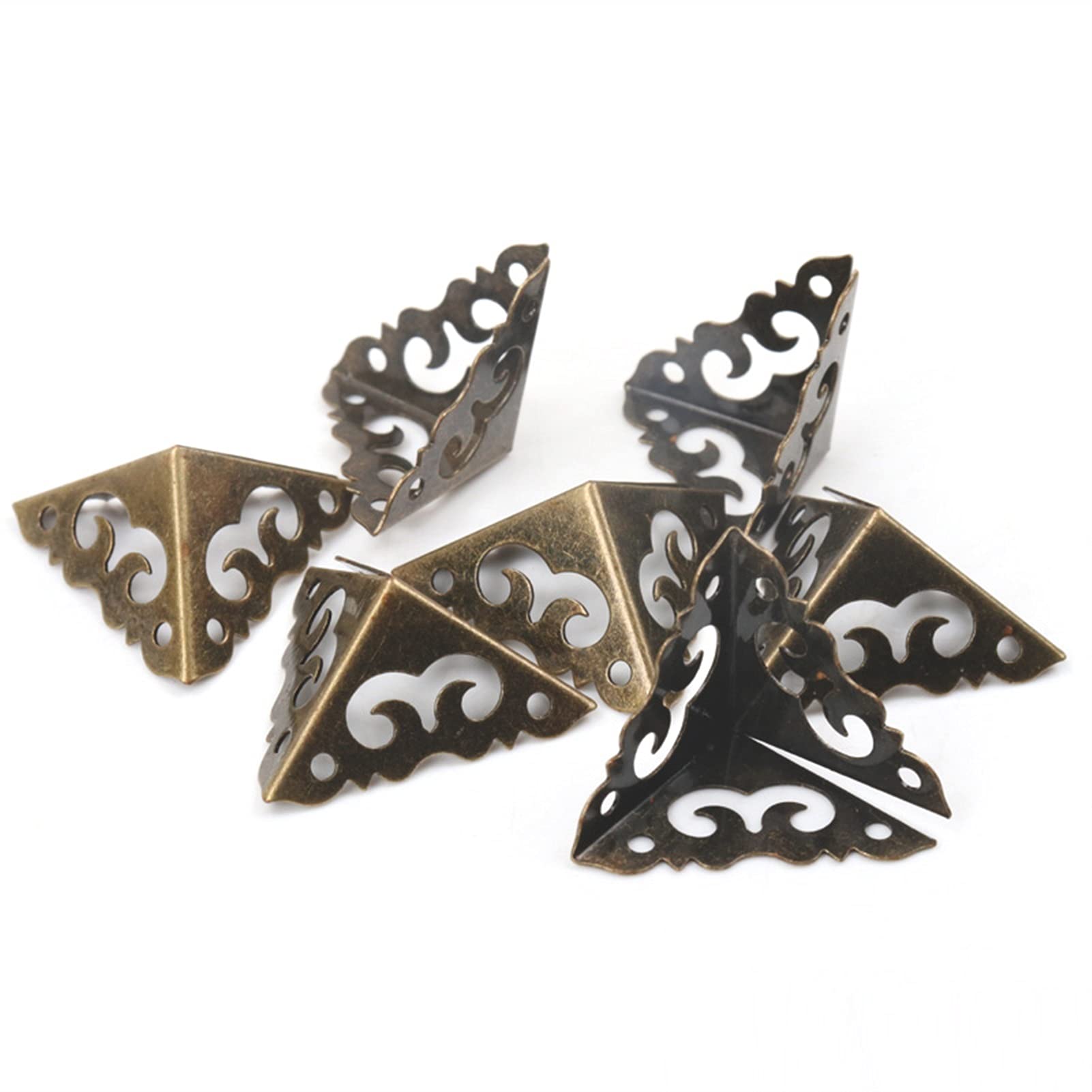 Protecteurs d'angle en métal bricolage scrapbooking or 20mm x40