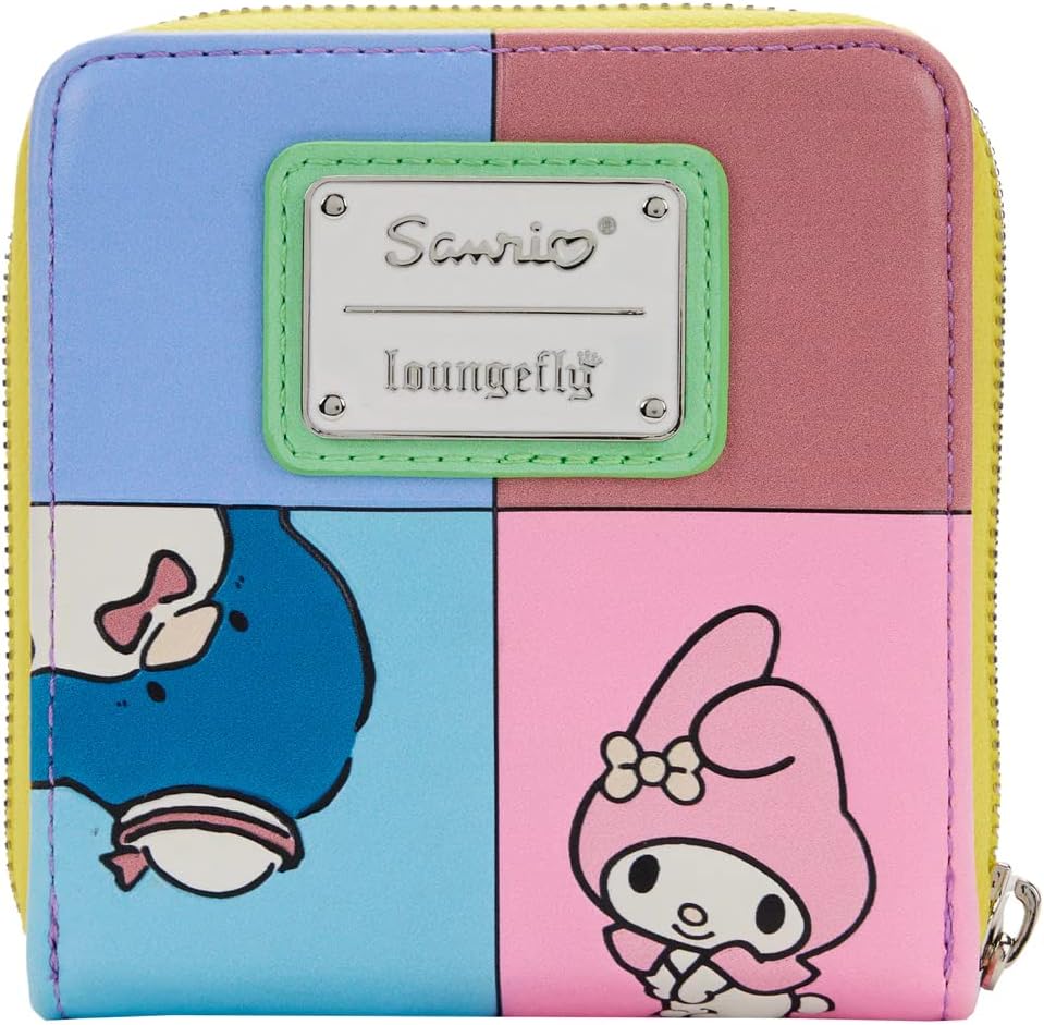 Loungefly Hello Kitty and Friends Color Block Faux Leather Zip Around Wallet - Image 2