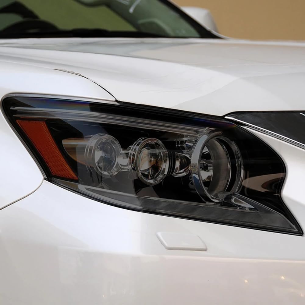 SamLng Car Front Light Film for Lexus GX GX460 2014-2020 Accessories Car Headlight Protective Film Front Light Transparent Smoked Black TPU Sticker