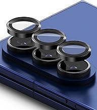 DABEN EvoRingz Tempered Glass Camera Lens Protector Guard for Samsung Galaxy Z Fold 7, (Black) - 1 Pack