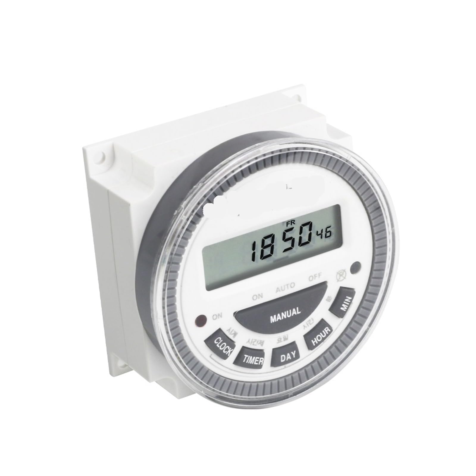 Temporizador Digital Multiusos MT619 de 12 V CC/220 V CA con Cubierta Impermeable, fácil cableado, programable Durante 7 días.(30A 220VAC)