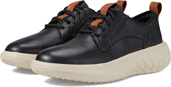 Cole Haan Men's Zerogrand Work from Anywhere Plain Toe Oxford, Black/Ivory, 9.5