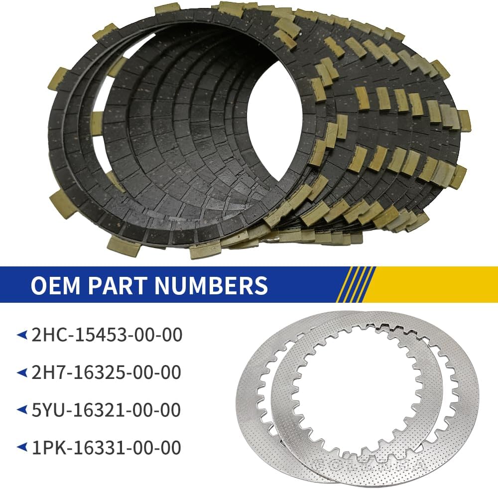 Clutch Kit & Friction Plate Spring Gasket Compatible with Yamaha YXZ1000 YXZ1000R EPS YXZ10YM 2016-2024