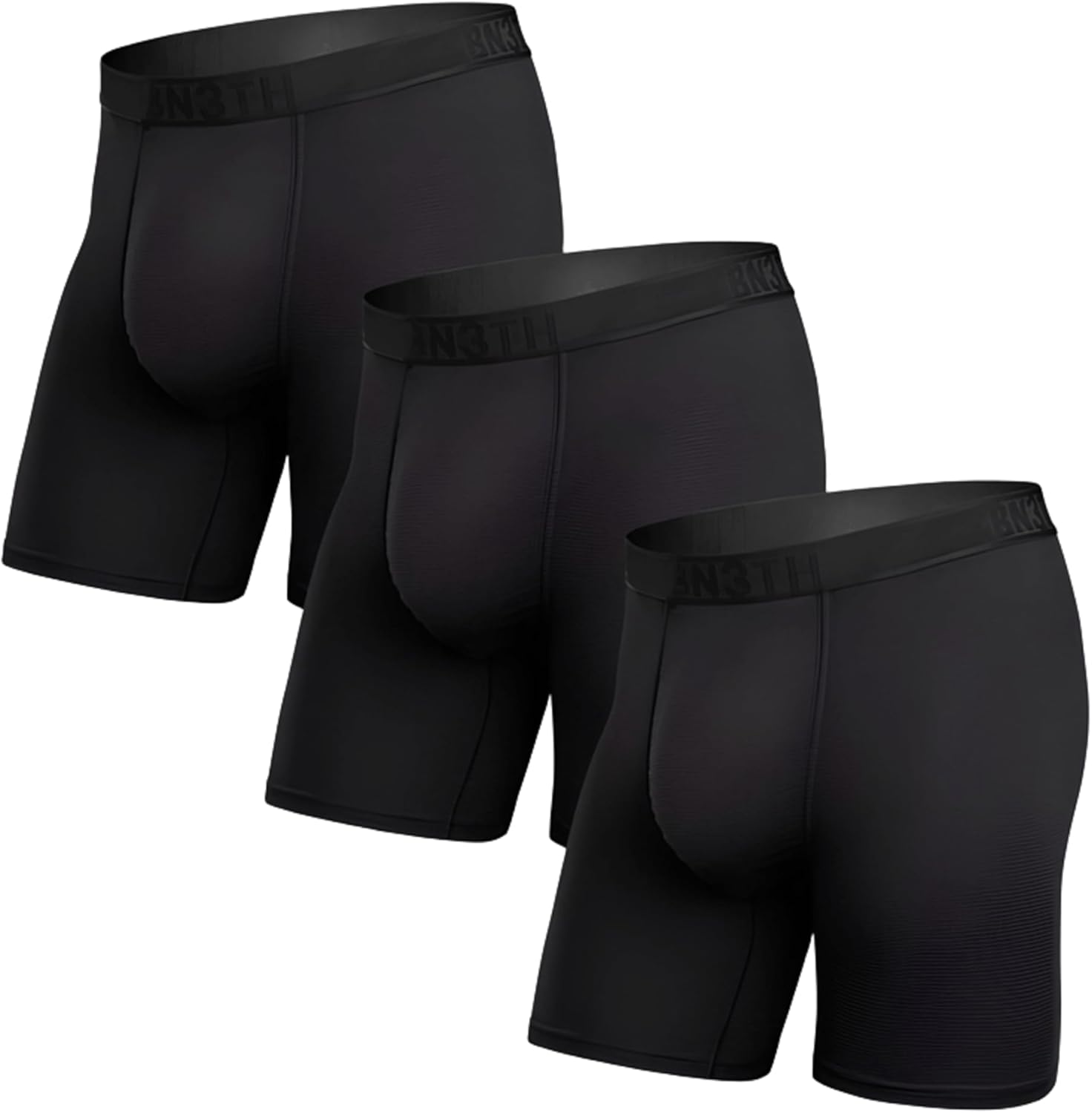 BN3TH Pro Flex Boxer Briefs, 3-D Pouch, Breathable Mesh, Friction-Free Smooth Finish