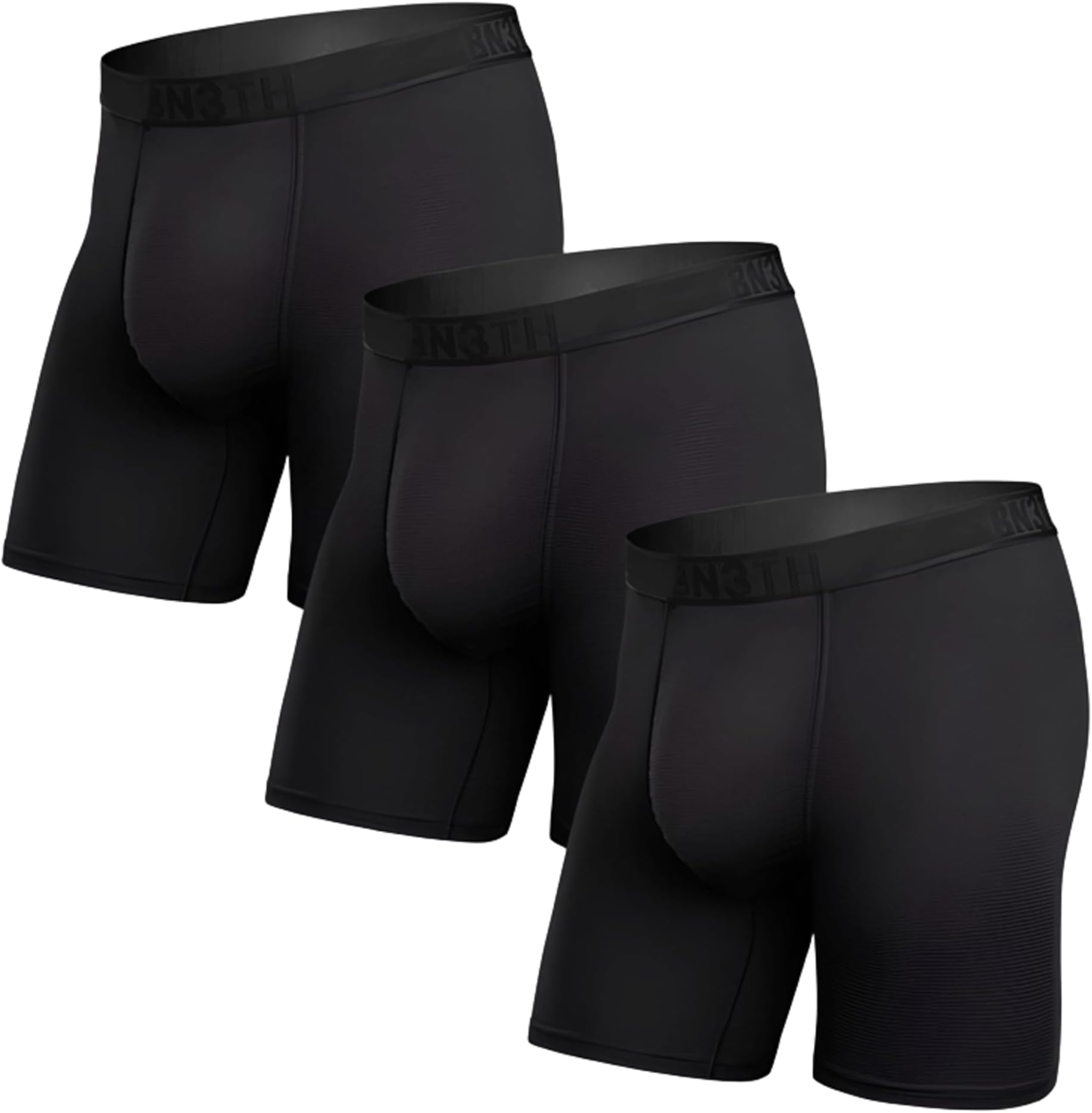 Pro Flex Boxer Briefs, 3-D Pouch, Breathable Mesh, Friction-Free Smooth Finish