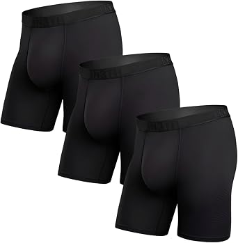 BN3TH Pro Flex Boxer Briefs, 3-D Pouch, Breathable Mesh, Friction-Free Smooth Finish