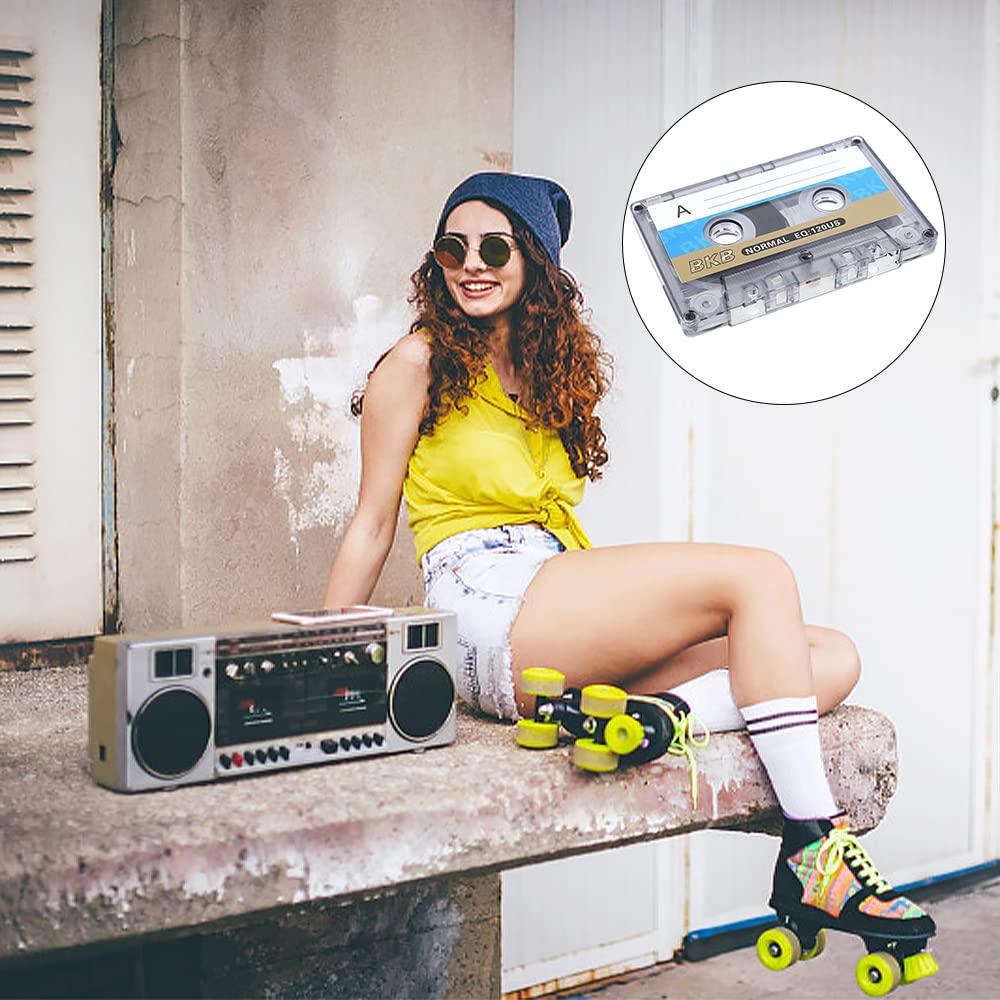 CJBIN Pack De 3 Cassettes Audio Vierges 60 Minutes - Faible Bruit, Idéales Pour Conférences, Séminaires Et Enregistrements Quotidiens